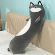 75/95/125cm Lovely Dinosaur Penguin Husky Unicorn Kawaii Long Pillow Stuffed Soft Animal Dolls Sleeping Pregnant Baby Kids Toys KAEMEX