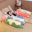70/90/120CM Cartoon Animal Dinosaur Unicorn Cat Plush Toys Stuffed Soft Long Sleeping Pillow Dolls  Birthday Gift KAEMEX