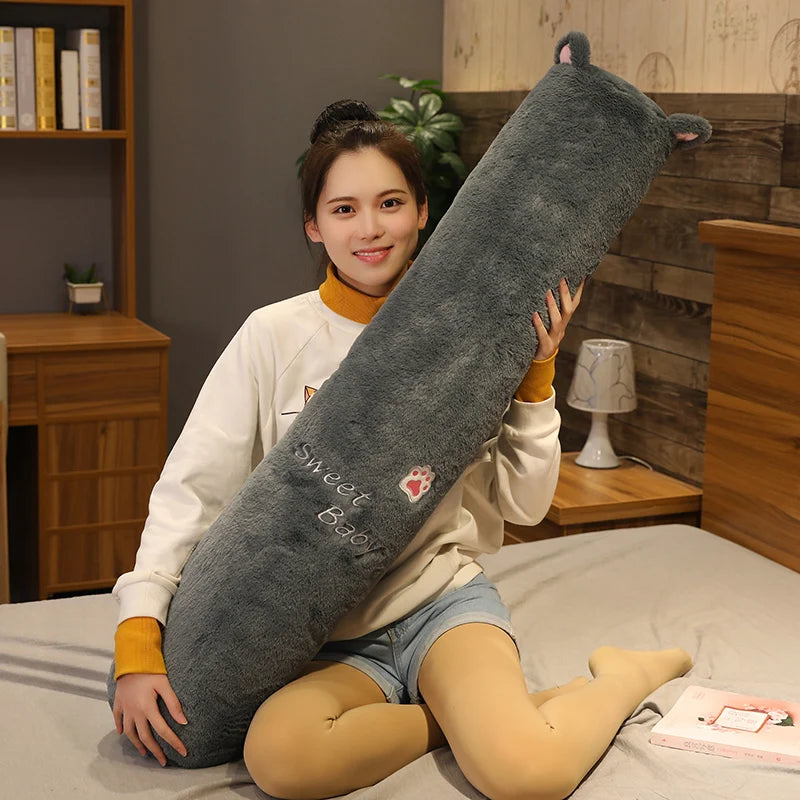 Cartoon Animal Plush Toys Dog Cat Rabbit Elephant - Long Sleeping Support Pillow Cushion Stuffed Doll Bed Pillow Gift KAEMEX