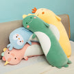 75/95/125cm Lovely Dinosaur Penguin Husky Unicorn Kawaii Long Pillow Stuffed Soft Animal Dolls Sleeping Pregnant Baby Kids Toys KAEMEX