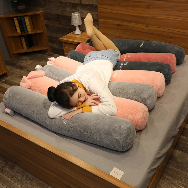 Cartoon Animal Plush Toys Dog Cat Rabbit Elephant - Long Sleeping Support Pillow Cushion Stuffed Doll Bed Pillow Gift KAEMEX
