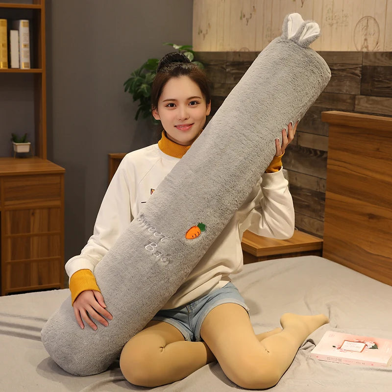 Cartoon Animal Plush Toys Dog Cat Rabbit Elephant - Long Sleeping Support Pillow Cushion Stuffed Doll Bed Pillow Gift KAEMEX