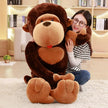 80/110cm Giant size cartoon Big mouth monkey plush toy the Gorilla plush doll stuffed pillow playmates toy KAEMEX