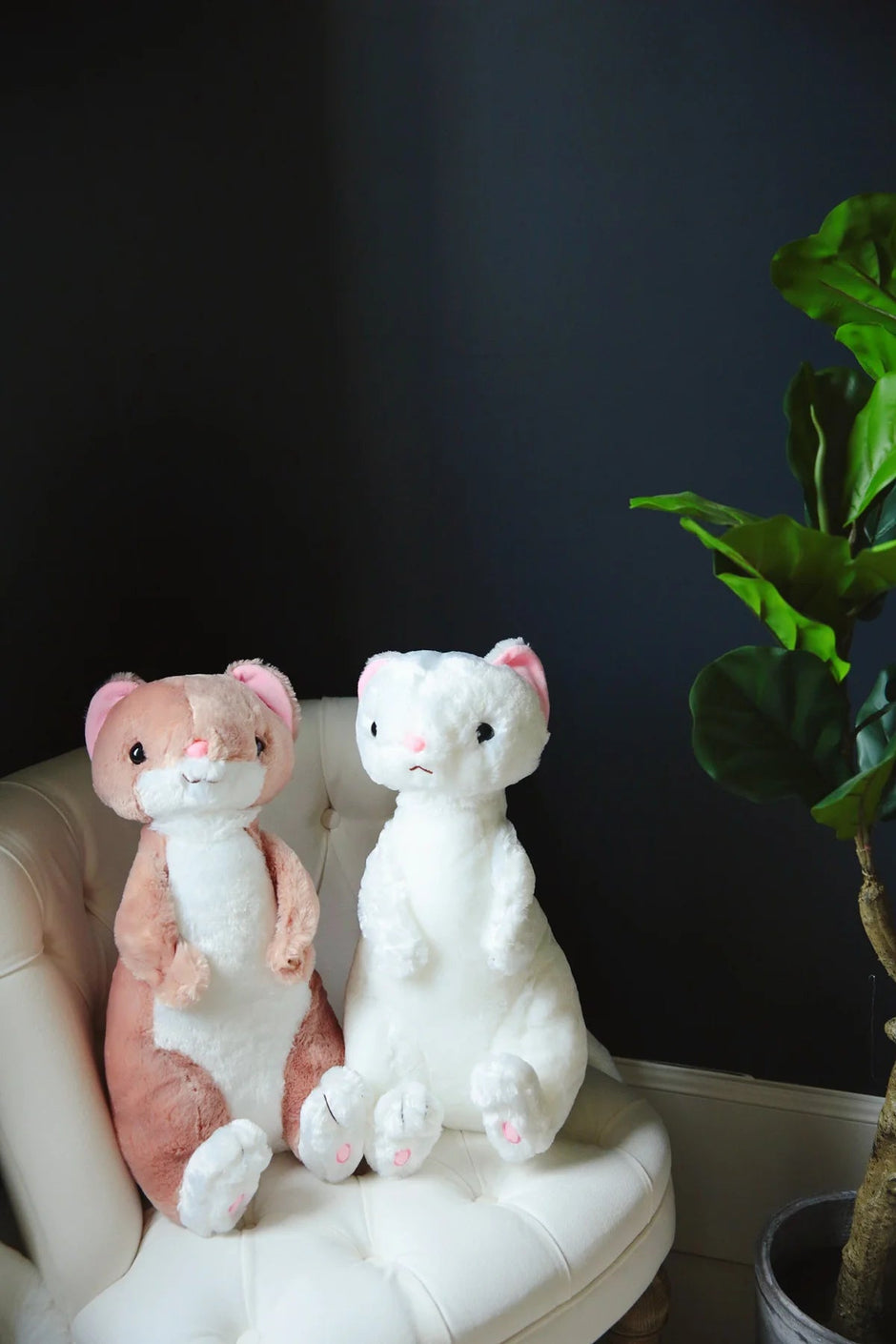 50cm lilelike Plush Toys Ferret Stuffed Soft Cartoon Animal Doll Christmas Present Kids KAEMEX