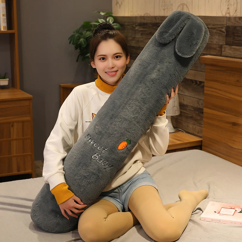 Cartoon Animal Plush Toys Dog Cat Rabbit Elephant - Long Sleeping Support Pillow Cushion Stuffed Doll Bed Pillow Gift KAEMEX