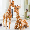 High Quality 140cm Simulation Giraffe Plush Toys Cute Stuffed Animal Soft Giraffe Doll Birthday Gift Toy KAEMEX
