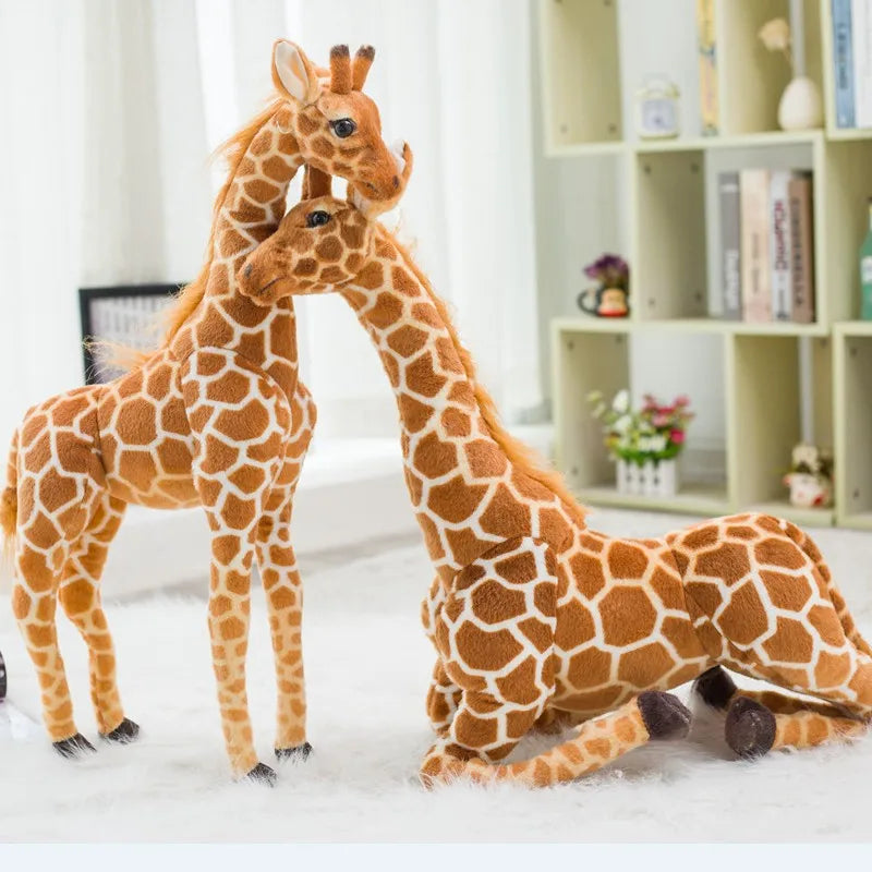 Giant size Giraffe Plush Toys Cute Stuffed Animal Soft Giraffe Doll Birthday Gift Kids Toy KAEMEX