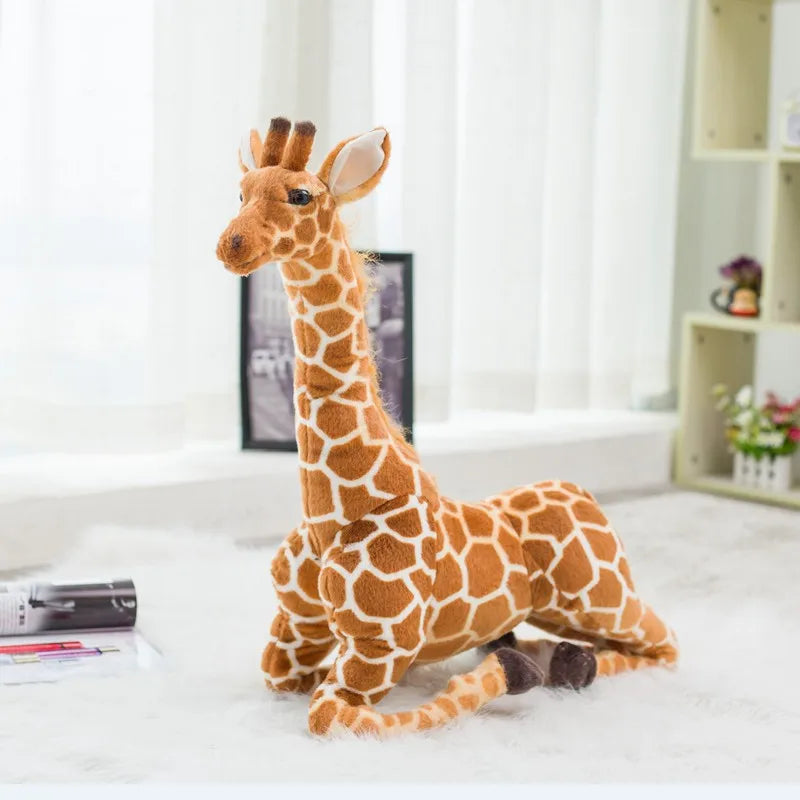Giant size Giraffe Plush Toys Cute Stuffed Animal Soft Giraffe Doll Birthday Gift Kids Toy KAEMEX