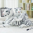 30-120CM High Quality Giant White Tiger Stuffed Toy Lovely Big Size Tiger Plush Doll Soft Pillow Christmas Gift KAEMEX