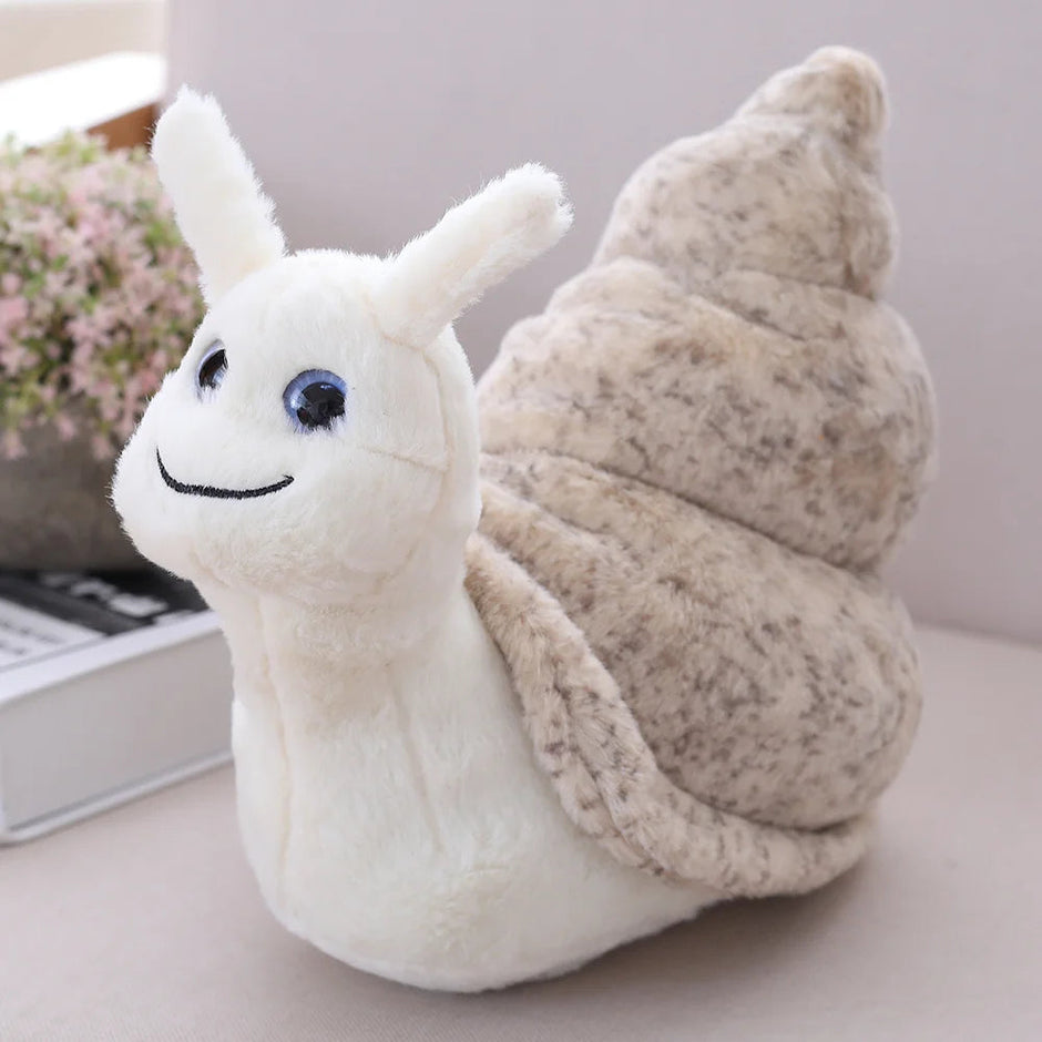 Cute sea snail plush toy stuffed doll cartoon animal conch birthday gift christmas present KAEMEX