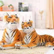 30-120CM High Quality Giant White Tiger Stuffed Toy Lovely Big Size Tiger Plush Doll Soft Pillow Christmas Gift KAEMEX