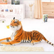 30-120CM High Quality Giant White Tiger Stuffed Toy Lovely Big Size Tiger Plush Doll Soft Pillow Christmas Gift KAEMEX