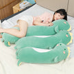 75/95/125cm Lovely Dinosaur Penguin Husky Unicorn Kawaii Long Pillow Stuffed Soft Animal Dolls Sleeping Pregnant Baby Kids Toys KAEMEX