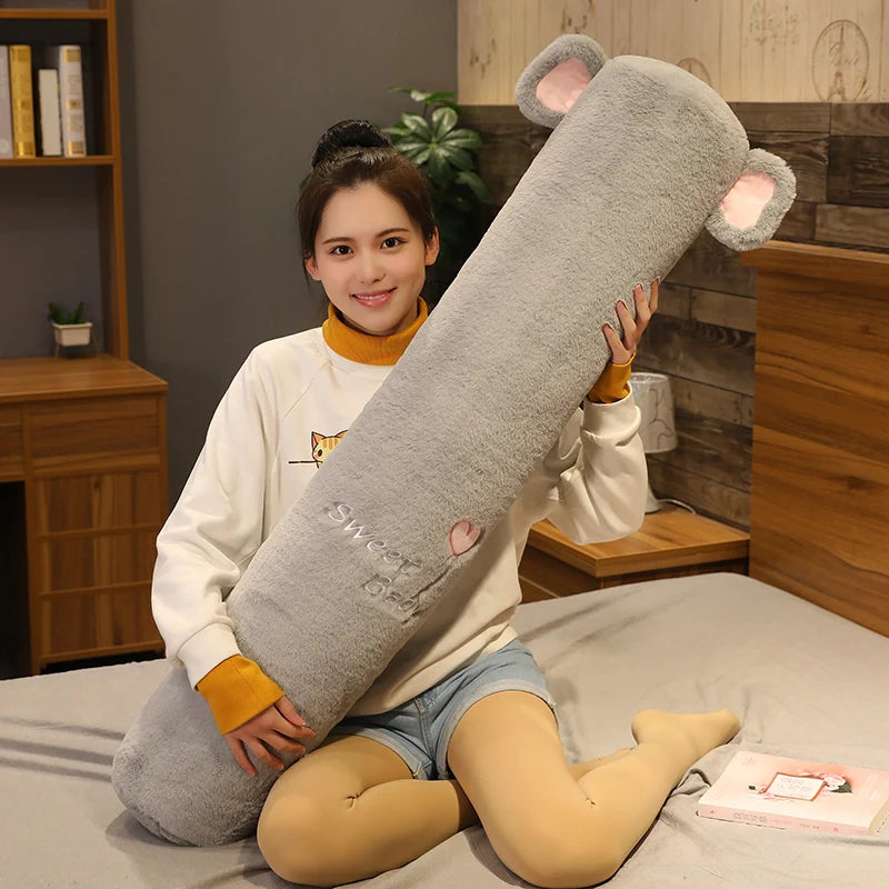 Cartoon Animal Plush Toys Dog Cat Rabbit Elephant - Long Sleeping Support Pillow Cushion Stuffed Doll Bed Pillow Gift KAEMEX