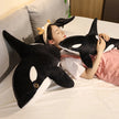 big Killer whale doll pillow whale Orcinus orca black and white whale plush toy doll shark kids boys girls soft toys KAEMEX