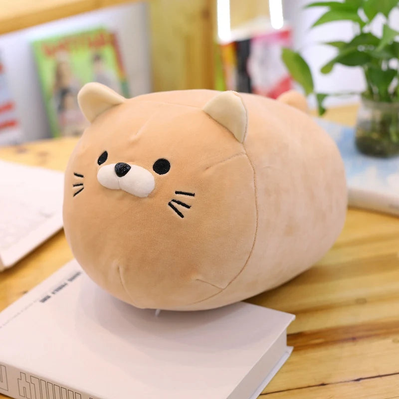 40/50cm Cute Shiba Inu Dog Cat Pig Plush Toy Stuffed Soft Kawaii Animal Pillow Lovely Gift KAEMEX