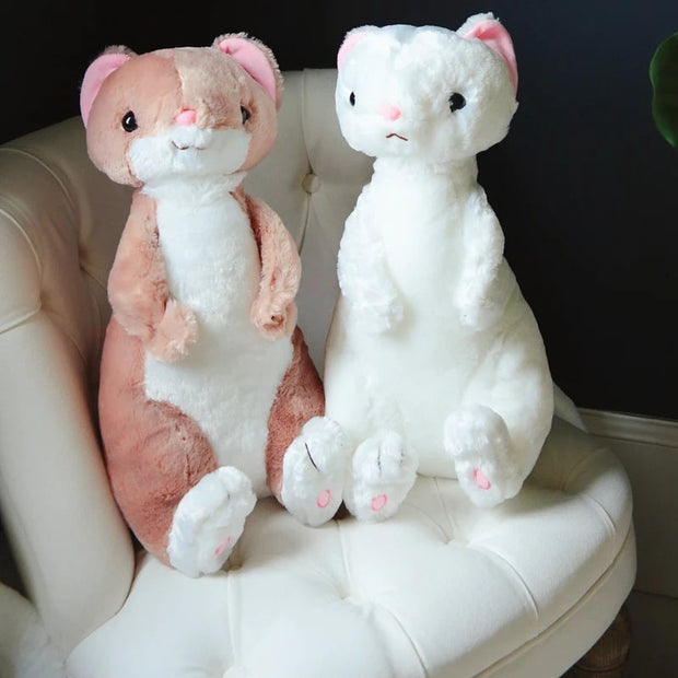 50cm lilelike Plush Toys Ferret Stuffed Soft Cartoon Animal Doll Christmas Present Kids KAEMEX