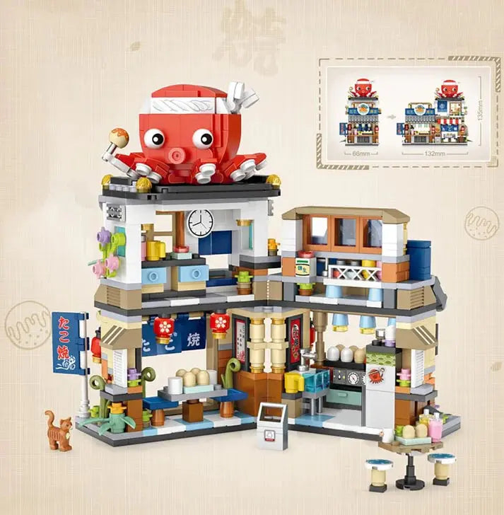 Octopus & Ice Cream Shop Set