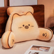 Cartoon bedside soft Animal Bread Cat Dog Backrest Sofa Cushion Plush Biscuit Bear Triangle Pillow On The Bed Gifts KAEMEX