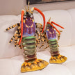 Lifelike Lobster Plush Toys Vivid Colorful Stuffed Lobster Throw Pillow Creative Home Decor Funny Christmas Gift KAEMEX