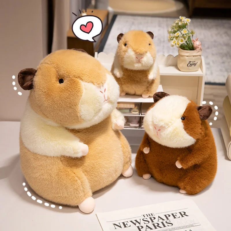 25/30/40CM Cute Real life Guinea Pig Plush Toy Doll Kawaii Piggy Hamster Stuffed Toys Simulation Animal Pillow Lovely Xmas Gift KAEMEX