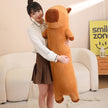90-120cm Cartoon Capybara Stuffed Plush Toys Lovely Soft Long Capibara Sleeping Pillow Cushion Dolls Girl Birthday Gift KAEMEX