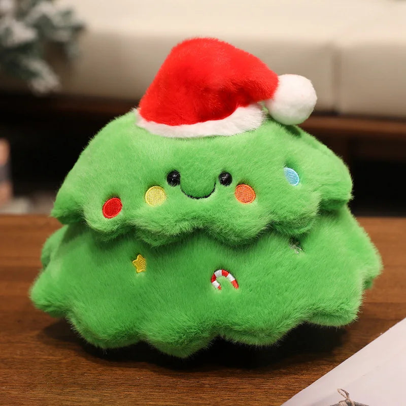 Creative Christmas Series Plush Doll Pillow Christmas Tree House Santa Plush Doll Soft Holiday 1Gift KAEMEX