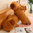 90-120cm Cartoon Capybara Stuffed Plush Toys Lovely Soft Long Capibara Sleeping Pillow Cushion Dolls Girl Birthday Gift KAEMEX