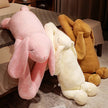 Lovely Giant Animal 90cm 120cm Soft Cartoon Big Ear Bunny Plush Toy Rabbit Stuffed Pillow Girl Gift KAEMEX