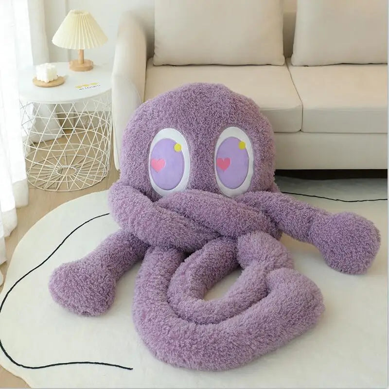 Giant Cozy Fuzzy Extra Soft Octopus Stuffed Toy Lifelike Sea Animal Octopuses Plush Toys Birthday Gifts For Christmas KAEMEX