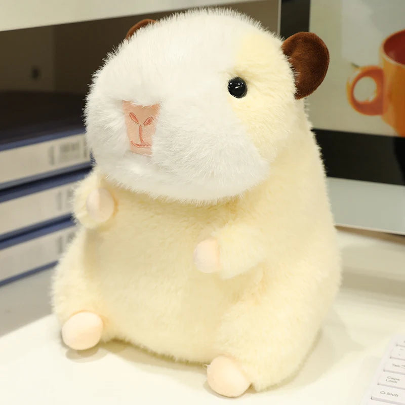 Kawaii Stuffed Animal Hamster Plush Toy Cute Chubby Plushies Guinea Pig Soft Doll Lifelike Mouse Procellus Plush Pillow Gift KAEMEX