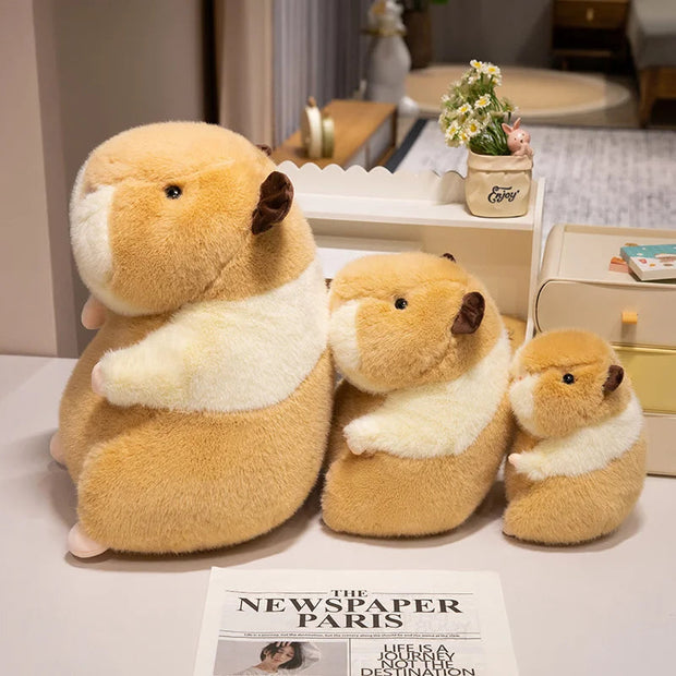 25/30/40CM Cute Real life Guinea Pig Plush Toy Doll Kawaii Piggy Hamster Stuffed Toys Simulation Animal Pillow Lovely Xmas Gift KAEMEX