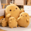 Kawaii Yellow Potato Shaped Plush Pillow Soft Toy for Girlfriend Decorative Potatos Adornment for Bedroom Gift Idea KAEMEX