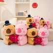 A Couple Of Capybara Plush Toy Holding Heart Stuffed Capybara Pillows For Valentine Day Gifts KAEMEX