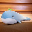 60~150cm Soft Stuffed Whale Toy Ocean Animal Underwater Giant Whale Plushie for Children Birthday Gift KAEMEX