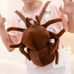 35*30CM Simulated Spider Plush Backpack Toys Stuffed Soft Animal Dolls Cartoon Insect Backpack Decorative Bag Birthday Gift KAEMEX