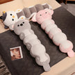 Kawaii Long sleeping Pillow Cat Koala Elephant Plush Toy Doll Pillow Soft Sofa Bed Cushion Cute Girlfriend Birthday Gift KAEMEX