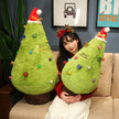 20-100CM Simulation Christmas Tree Plush Toys Cute Evergreen Plush Pillow Dolls Wishing Trees Stuffed Christmas Dress Up Gift KAEMEX