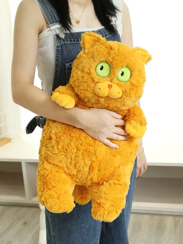 New Arrive 40cm Japanese Kawaii Soft Plush Cat Toys Stuffed Animal Dolls Gift Lovely Fat Cats Pillow Home Decoration KAEMEX