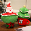 Creative Christmas Series Plush Doll Pillow Christmas Tree House Santa Plush Doll Soft Holiday 1Gift KAEMEX