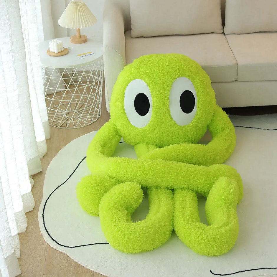Giant Cozy Fuzzy Extra Soft Octopus Stuffed Toy Lifelike Sea Animal Octopuses Plush Toys Birthday Gifts For Christmas KAEMEX