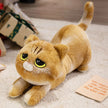 40/55/75CM Cartoon Lazy Cat Plush Toy Stuffed Soft Animal Pillow Lying Cat Pillow Sleeping Cushion Birthday Gift KAEMEX