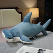 55-135cm Giant Size Whale Plush Toy Blue Sea Animals Stuffed Huggable Shark Soft Pillow Gift KAEMEX