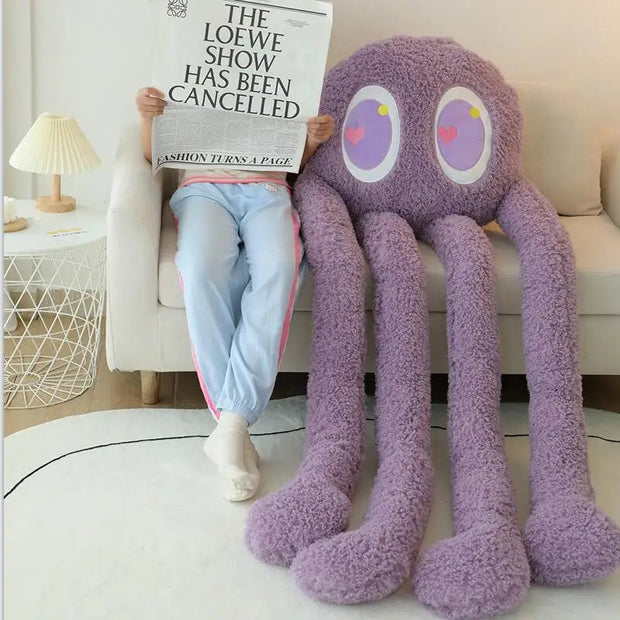 Giant Cozy Fuzzy Extra Soft Octopus Stuffed Toy Lifelike Sea Animal Octopuses Plush Toys Birthday Gifts For Christmas KAEMEX