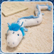 60/120cm simulation small white dragon wristband filled with plush toys cartoon anime cute gifts KAEMEX