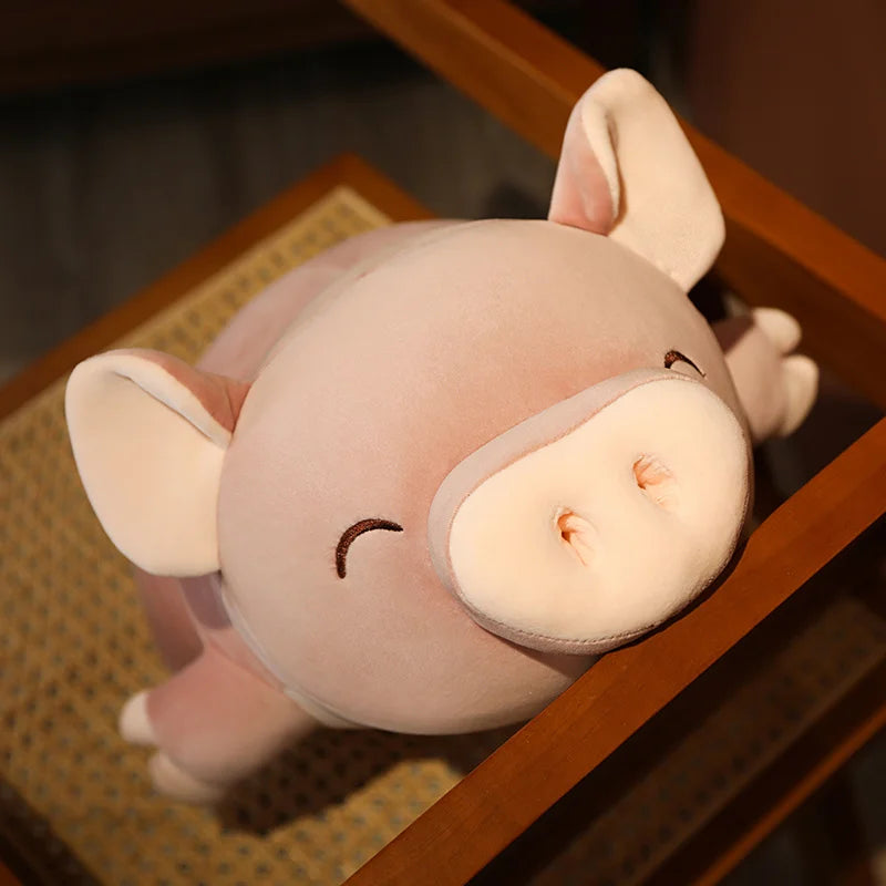50-100cm Squishy Simulation Pig Stuffed Doll Plush Piggy Toy Animal Soft Plushie Pillow Cushion Comforting Gift KAEMEX