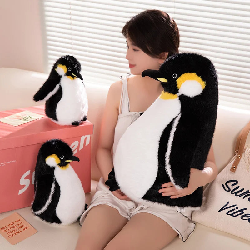 Huggable Fat Penguin Plush Soft Giant Cute Toys Stuffed Animal Kawaii Penguins Toys Ses Animal Doll Toy Birthday Gift For Girls KAEMEX