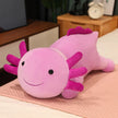 Giant Cuddly Salamander Newt Baby Axolotl Doll Plush Toy Green Blue Pink Rose Red Lying Smiling Face Aquatic Animal Gift KAEMEX