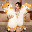 130cm Giant Long Shiba Inu Dog Plush Toy Throw Pillow Stuffed Soft Animal Corgi Chai Cushion Kawaii Birthday Valentine Present KAEMEX