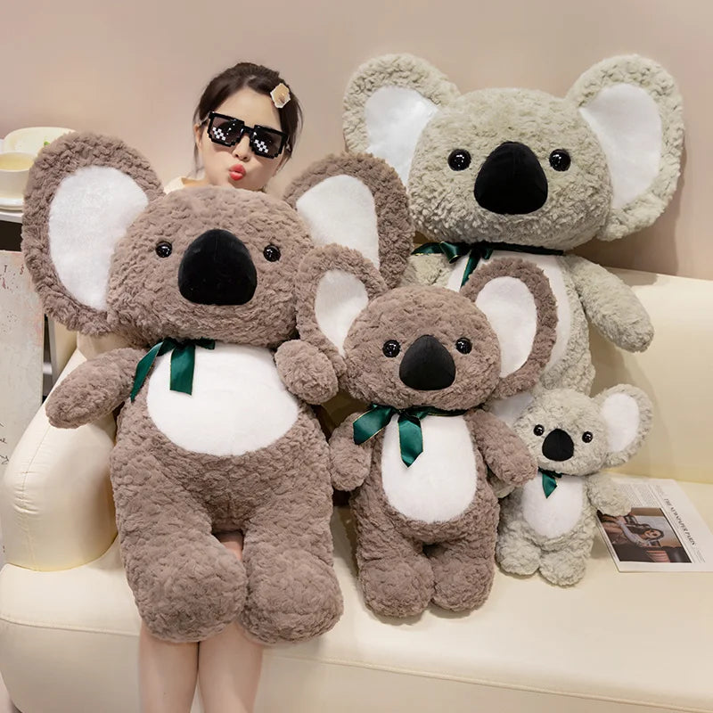 Big Size Cartoon Lovely Plush Koala Dolls Kawaii Koala Bear Peluche Toys Stuffed Soft Birthday Gifts KAEMEX